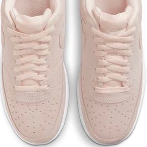 Nike Court Vision Low Sneaker, Women's size 9 in Pink Suede